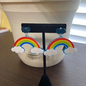 Rainbow Dangle Earrings